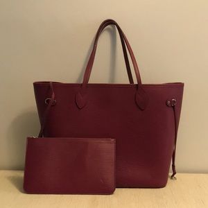 Louis Vuitton Neverfull MM Epi leather